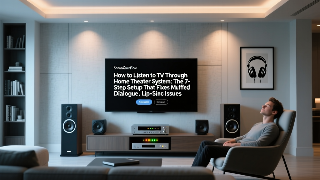 How to Listen to TV Through Home Theater System: The 7-Step Setup That Fixes Muffled Dialogue, Lip-Sync Lag, and 'No Sound' Panic (Even If You’ve Tried Everything)