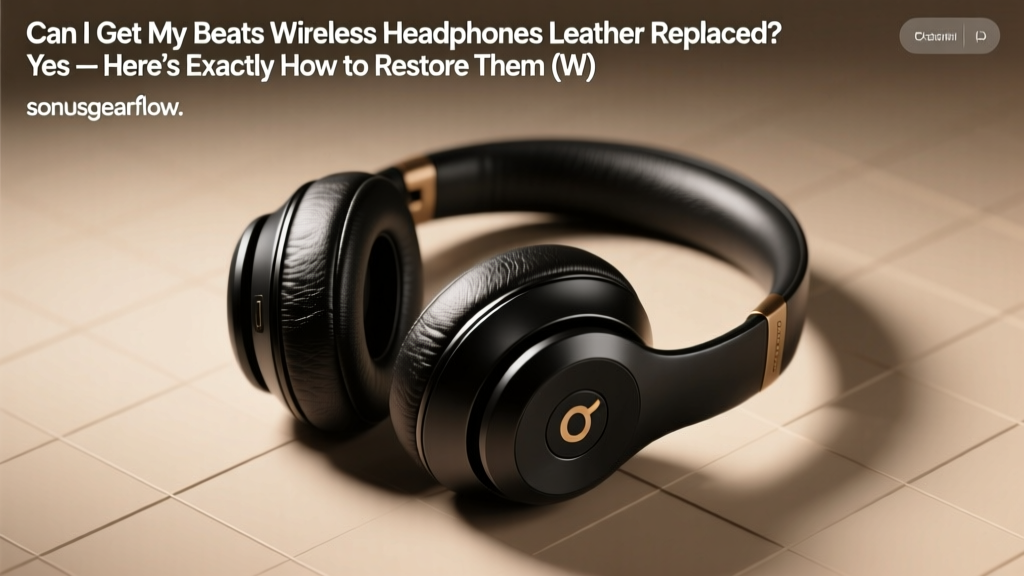 Can I Get My Beats Wireless Headphones Leather Replaced? Yes — Here’s Exactly How to Restore Them (Without Voiding Warranty or Paying $200+ for New Ones)