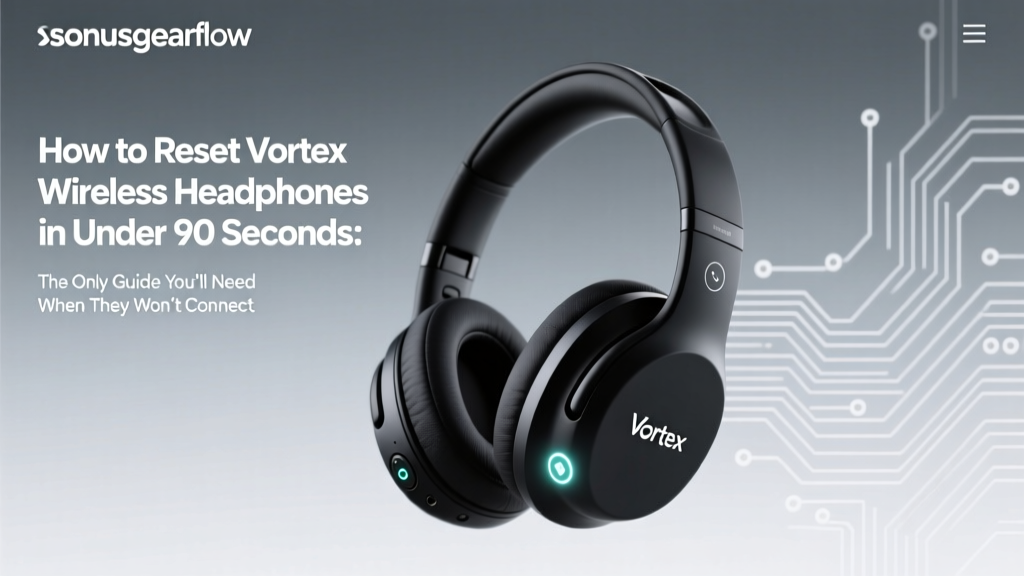 How to Reset Vortex Wireless Headphones in Under 90 Seconds: The Only Guide You’ll Need When They Won’t Pair, Cut Out, or Power On — No Tech Skills Required
