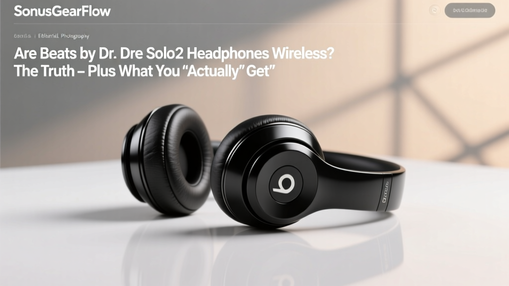 Are Beats by Dr. Dre Solo 2 Headphones Wireless? The Truth — Plus What You *Actually* Get (and What You’re Missing) If You Buy Them in 2024