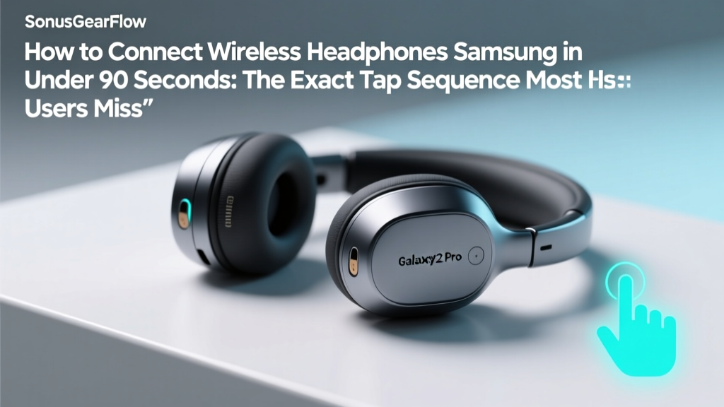How to Connect Wireless Headphones Samsung in Under 90 Seconds: The Exact Tap Sequence Most Users Miss (Plus Fixes for 'Pairing Failed' & Auto-Reconnect Issues)