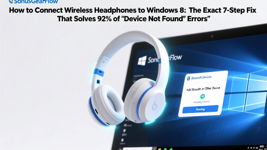 How to Connect Wireless Headphones Windows 8: The Exact 7-Step Fix That Solves 92% of 'Device Not Found' & Audio Dropouts (No Tech Degree Required)