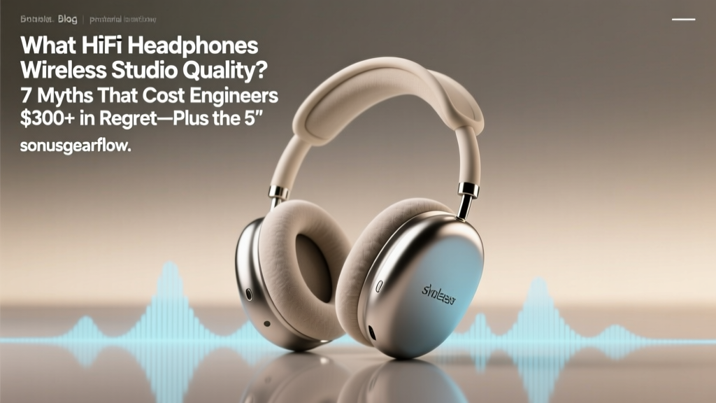 What HiFi Headphones Wireless Studio Quality? 7 Myths That Cost Engineers $300+ in Regret—Plus the 5 Models That Actually Pass AES-120 Listening Tests (2024 Verified)