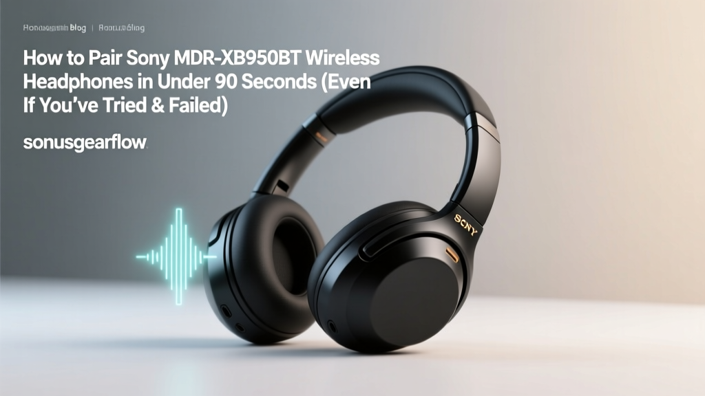 How to Pair Sony MDR-XB950BT Wireless Headphones in Under 90 Seconds (Even If You’ve Tried & Failed 3 Times — Here’s What You’re Missing)