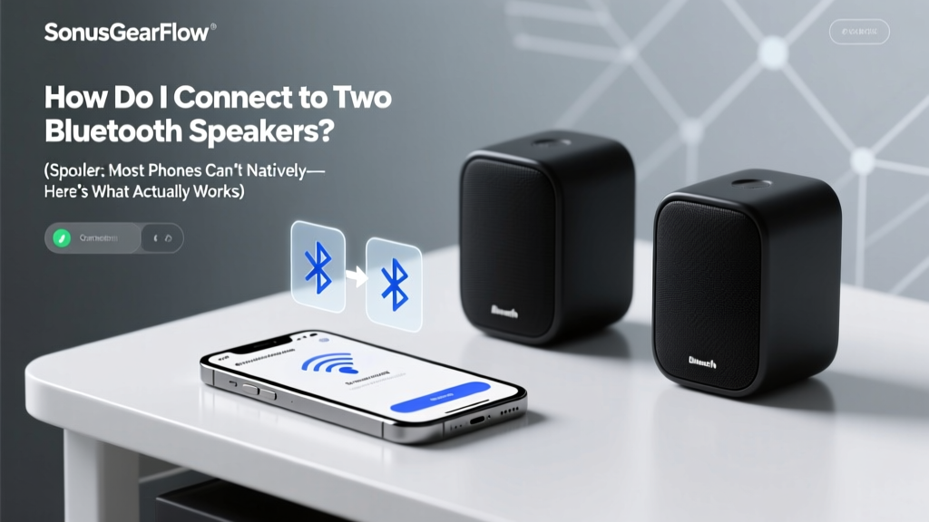 How Do I Connect to Two Bluetooth Speakers? (Spoiler: Most Phones Can’t Natively—Here’s What Actually Works in 2024 Without Buying New Gear)
