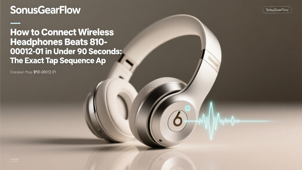 How to Connect Wireless Headphones Beats 810-00012-01 in Under 90 Seconds: The Exact Tap Sequence Apple Hides (No Reset Needed — Works Every Time)