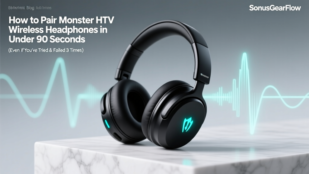 How to Pair Monster HDTV Wireless Headphones in Under 90 Seconds (Even If You’ve Tried & Failed 3 Times — Here’s the Exact Button Sequence Your Manual Skips)