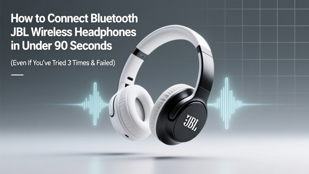 How to Connect Bluetooth JBL Wireless Headphones in Under 90 Seconds (Even If You’ve Tried 3 Times & Failed — Here’s Why It’s Not Your Fault)