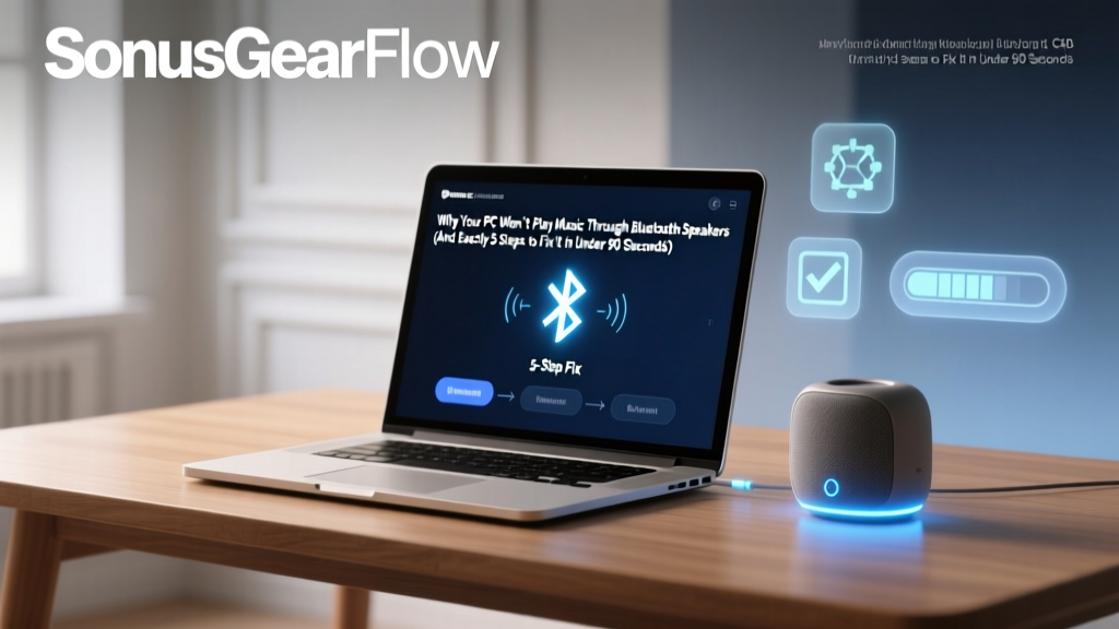 Why Your PC Won’t Play Music Through Bluetooth Speakers (And Exactly 5 Steps to Fix It in Under 90 Seconds — No Tech Degree Required)