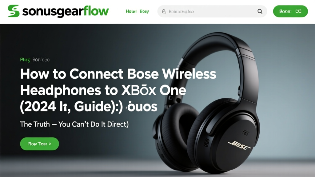 How to Connect Bose Wireless Headphones to Xbox One (2024 Guide): The Truth — You Can’t Do It Directly, But Here’s the *Only* Reliable, Low-Latency Workaround That Actually Works for Gaming Audio & Chat