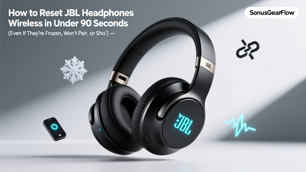 How to Reset JBL Headphones Wireless in Under 90 Seconds (Even If They’re Frozen, Won’t Pair, or Show No Lights — No Tech Skills Required)