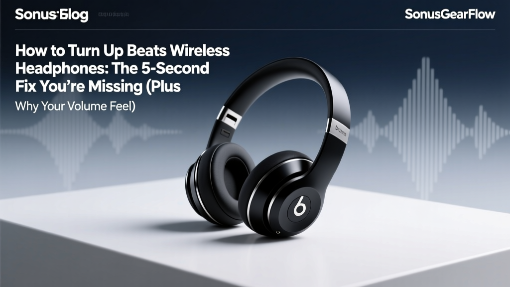 How to Turn Up Beats Wireless Headphones: The 5-Second Fix You’re Missing (Plus Why Your Volume Feels ‘Stuck’ — Even After Maxing It Out)