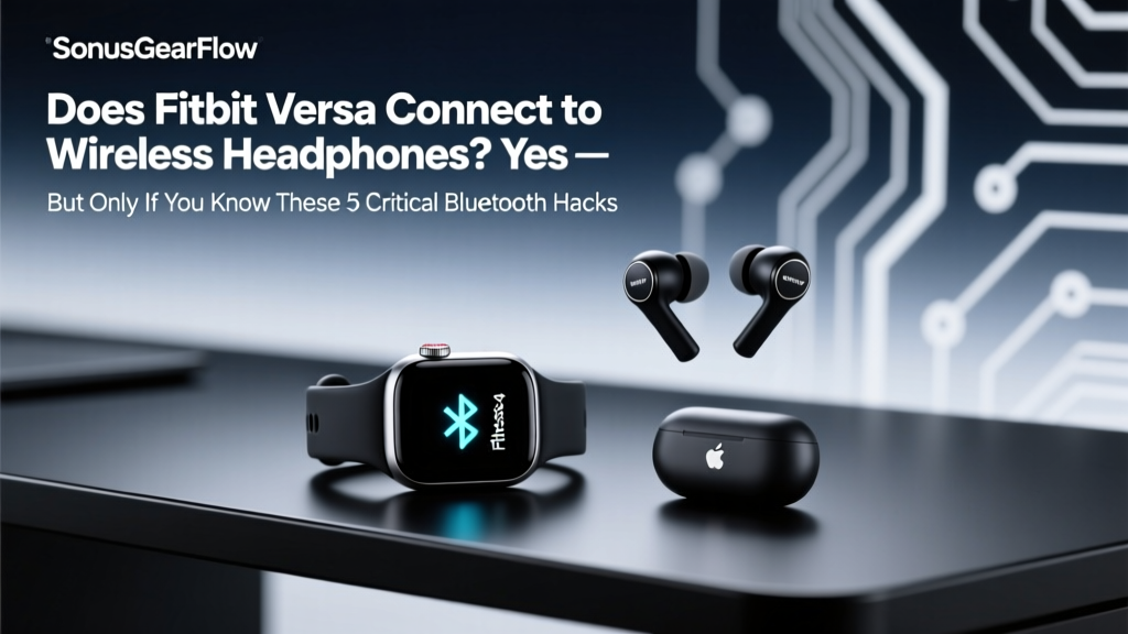 Does Fitbit Versa Connect to Wireless Headphones? Yes — But Only If You Know These 5 Critical Bluetooth Limits (Most Users Miss #3)