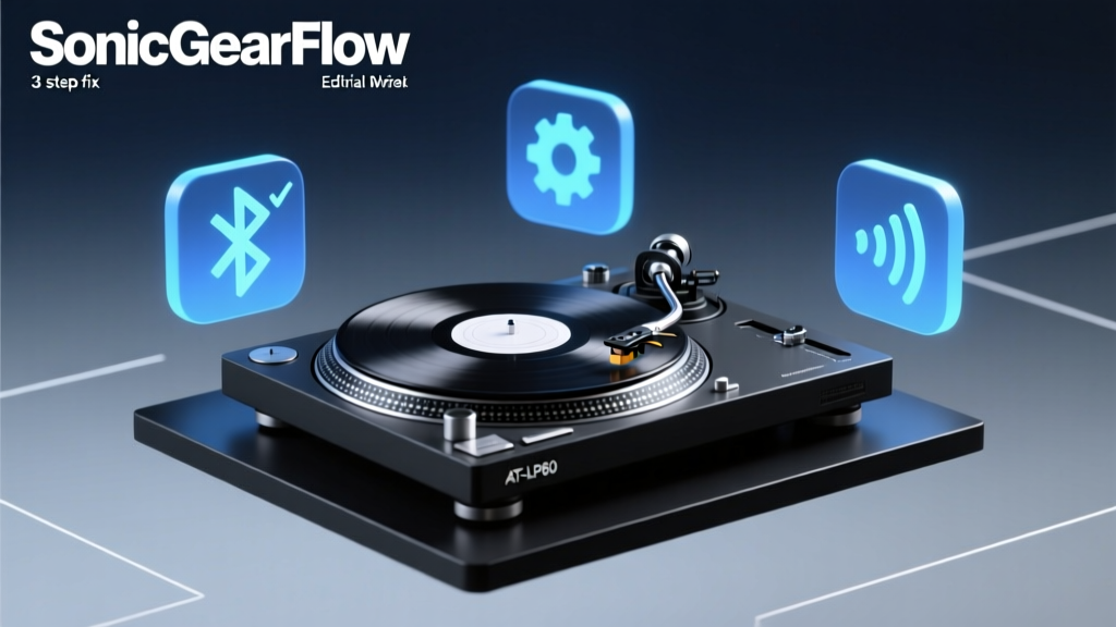 Why Your AT-LP60 Won’t Pair With Bluetooth Speakers (and the 3-Step Fix That Actually Works — No Adapter Needed in 60% of Cases)