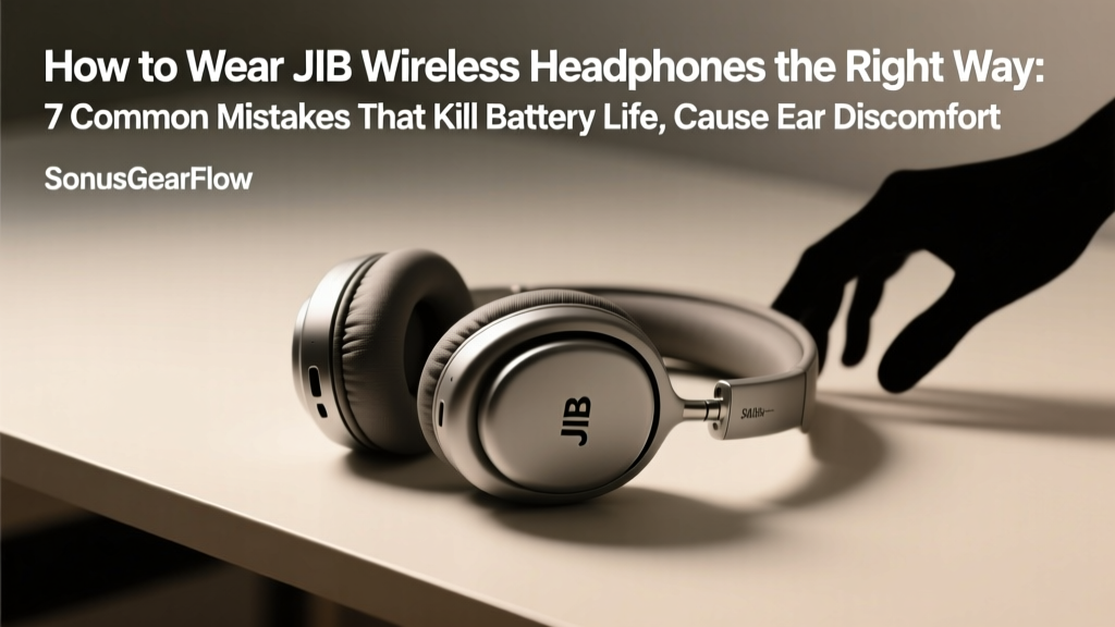 How to Wear JIB Wireless Headphones the Right Way: 7 Common Mistakes That Kill Battery Life, Cause Ear Fatigue, and Break the Fit (Plus the Exact Adjustment Sequence Pros Use)
