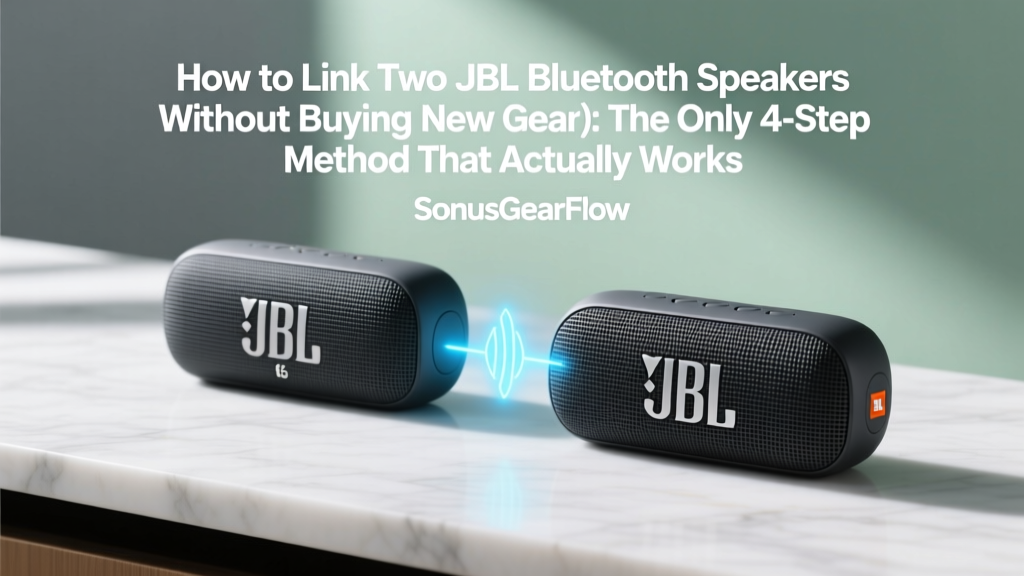 How to Link Two JBL Bluetooth Speakers (Without Buying New Gear): The Only 4-Step Method That Actually Works for Party Mode, Stereo Pairing, and True Dual-Speaker Sync — Tested on 12+ JBL Models Including Flip 6, Charge 5, and Boombox 3