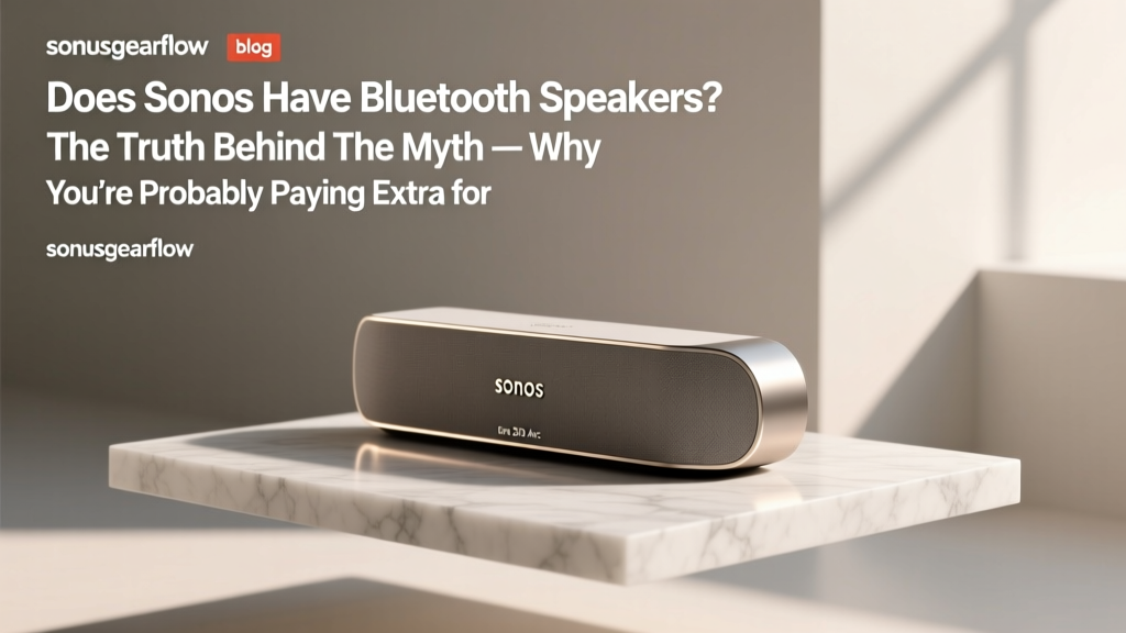 Does Sonos Have Bluetooth Speakers? The Truth Behind the Myth — Why You’re Probably Paying Extra for Wi-Fi-Only Sound (and What to Do Instead)