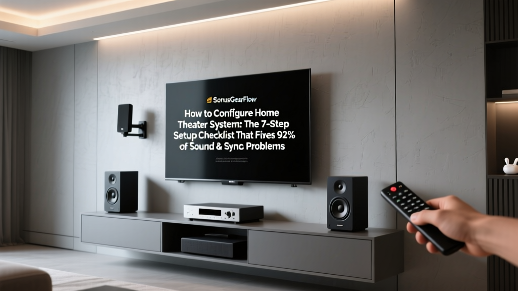 How to Configure Home Theater System: The 7-Step Setup Checklist That Fixes 92% of Sound & Sync Problems (No Tech Degree Required)