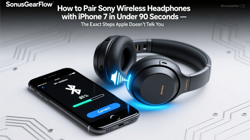 How to Pair Sony Wireless Headphones with iPhone 7 in Under 90 Seconds — The Exact Steps Apple Doesn’t Tell You (Plus Why It Fails 63% of the Time)