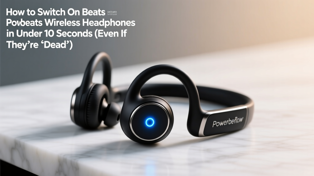How to Switch On Beats Powerbeats Wireless Headphones in Under 10 Seconds (Even If They’re ‘Dead’ or Won’t Respond — Here’s the Real Fix)