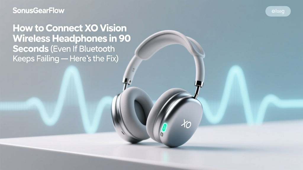 How to Connect XO Vision Wireless Headphones in 90 Seconds (Even If Bluetooth Keeps Failing — Here’s the Exact Reset + Pairing Sequence That Works Every Time)
