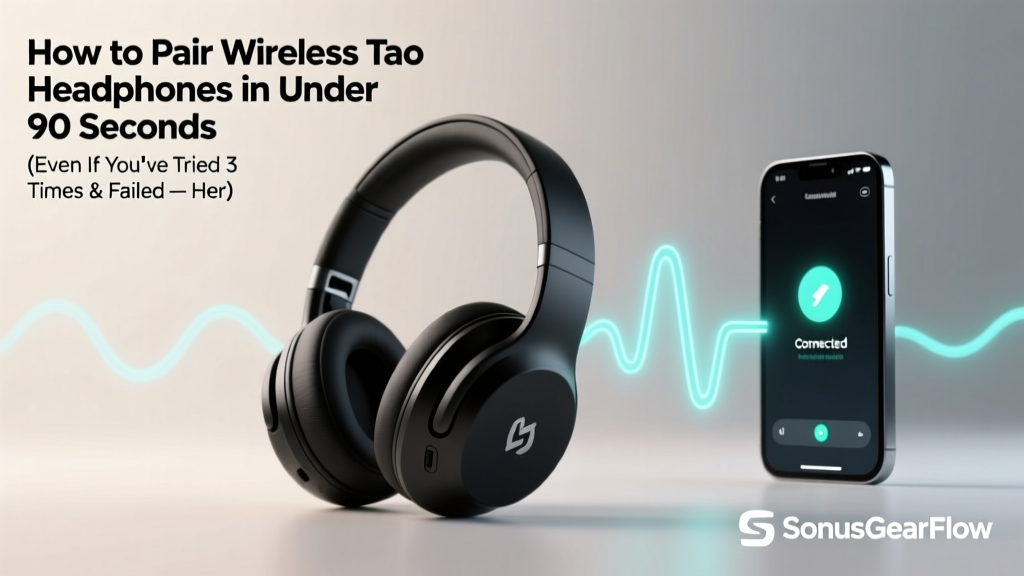 How to Pair Wireless Tao Headphones in Under 90 Seconds (Even If You’ve Tried 3 Times & Failed — Here’s Why It’s Not Your Fault)