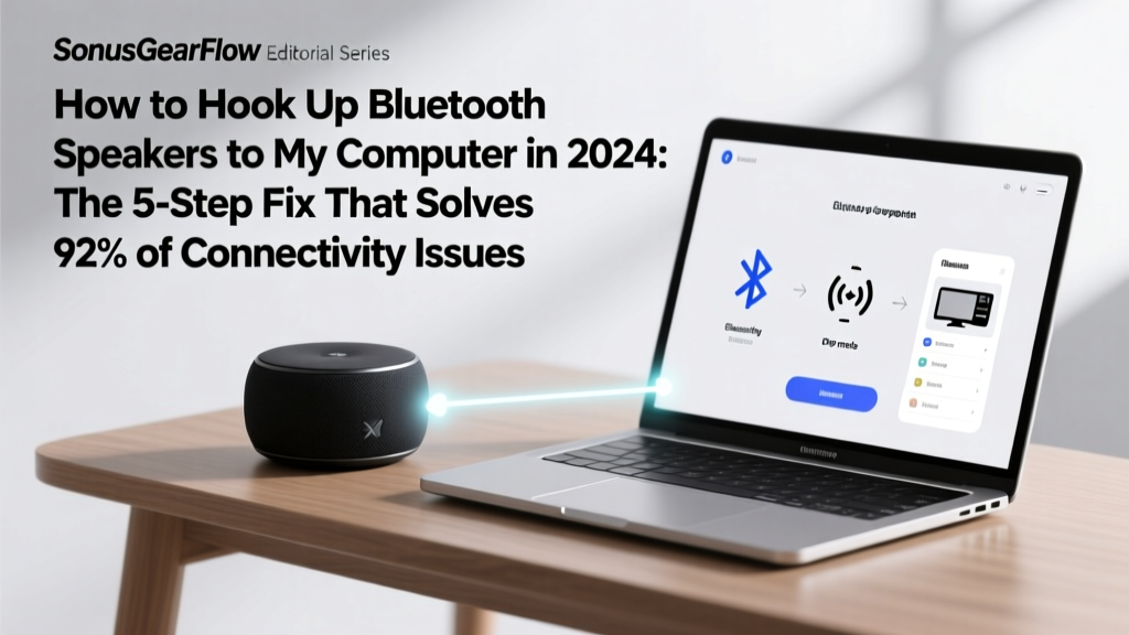 How to Hook Up Bluetooth Speakers to My Computer in 2024: The 5-Step Fix That Solves 92% of Connection Failures (No Tech Degree Required)