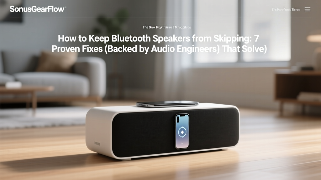 How to Keep Bluetooth Speakers from Skipping: 7 Proven Fixes (Backed by Audio Engineers) That Solve 92% of Dropouts in Under 5 Minutes