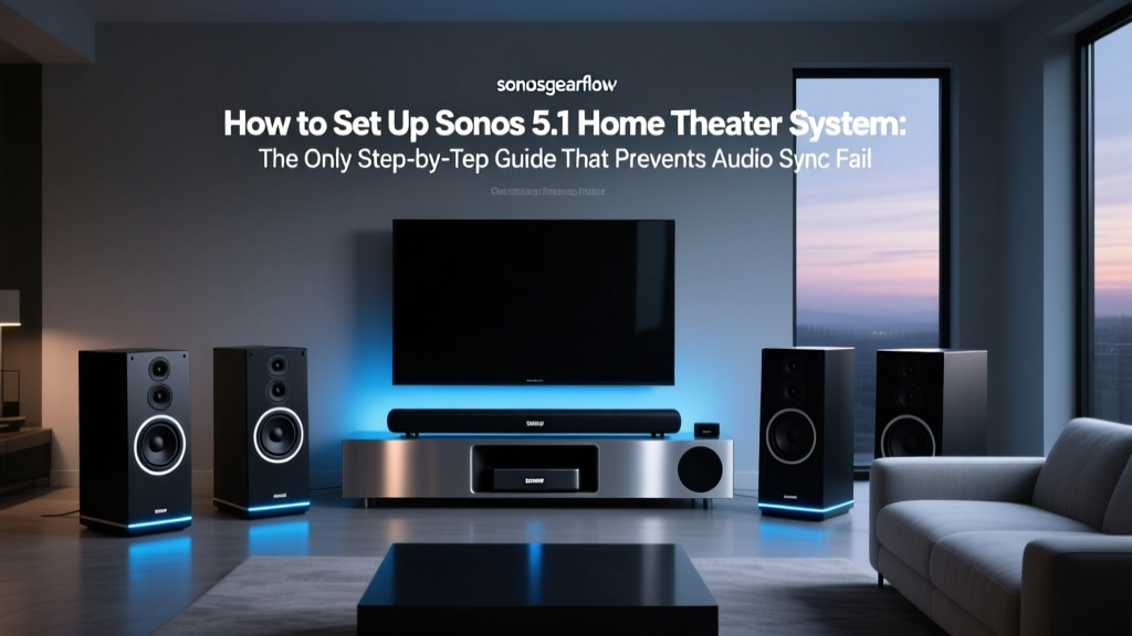 How to Set Up Sonos 5.1 Home Theater System: The Only Step-by-Step Guide That Prevents Audio Sync Failures, Speaker Phantoming, and Wi-Fi Dropouts (Even If You’ve Never Touched HDMI-CEC Before)