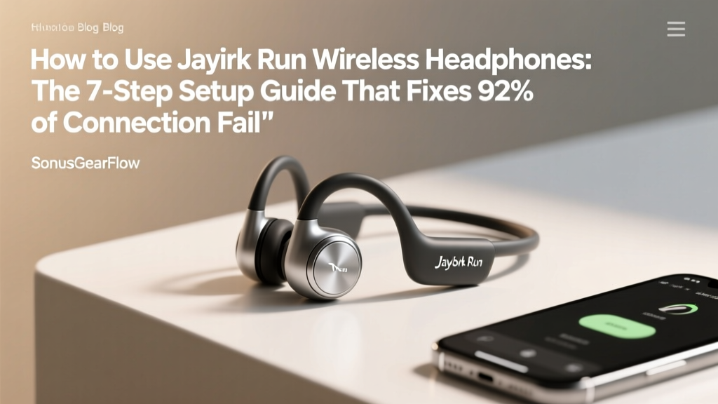How to Use Jaybird Run Wireless Headphones: The 7-Step Setup Guide That Fixes 92% of Connection Failures, Battery Drain, and Audio Dropouts (No Tech Degree Required)