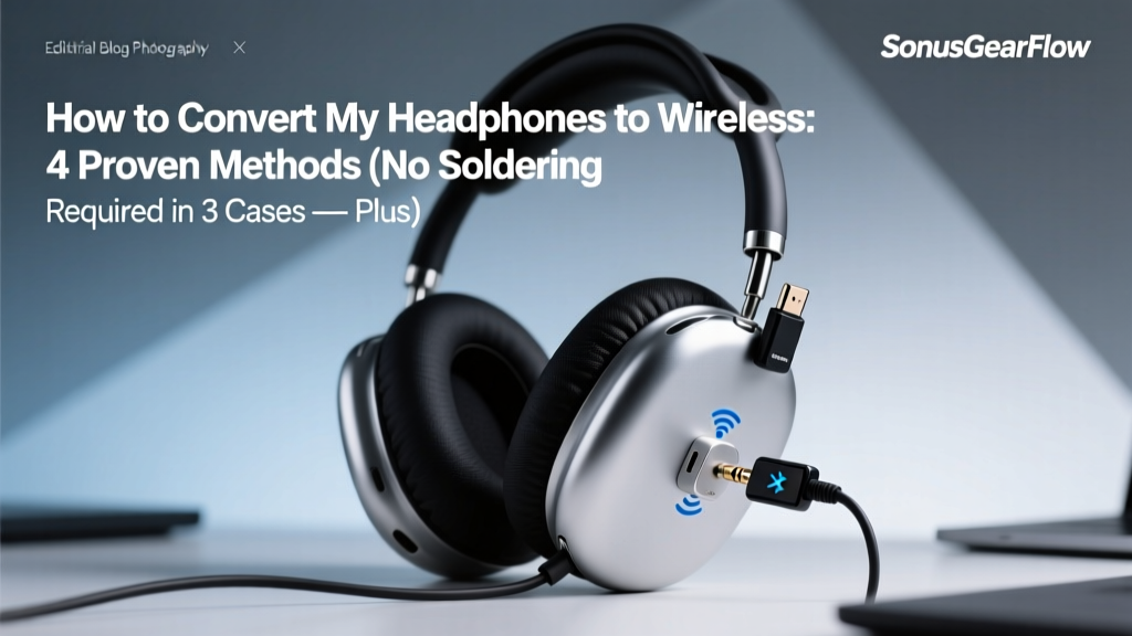 How to Convert My Headphones to Wireless: 4 Proven Methods (No Soldering Required in 3 Cases — Plus Real-World Battery Life & Sound Quality Data You Won’t Find Elsewhere)