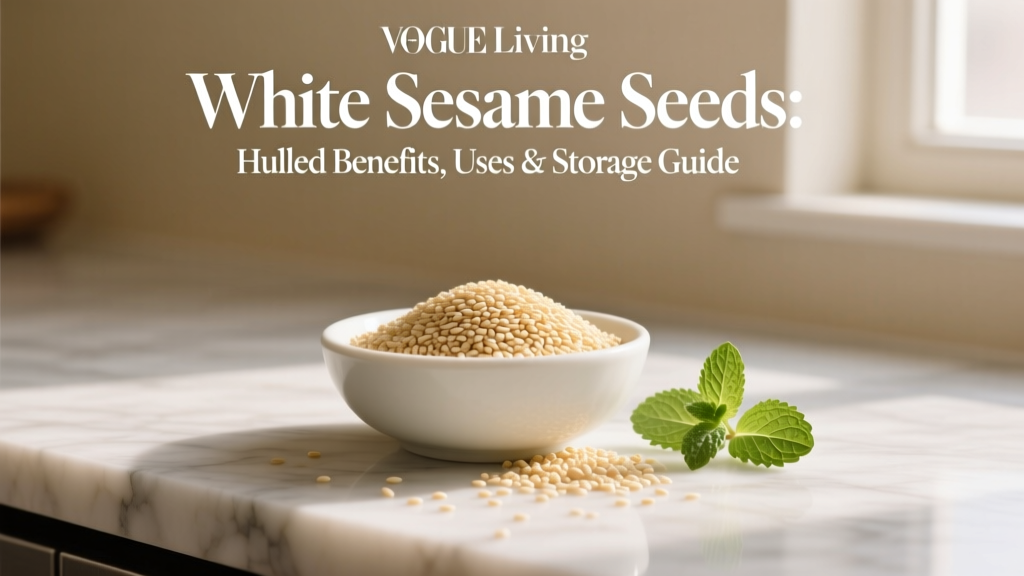 White Sesame Seeds: Hulled Benefits, Uses & Storage Guide