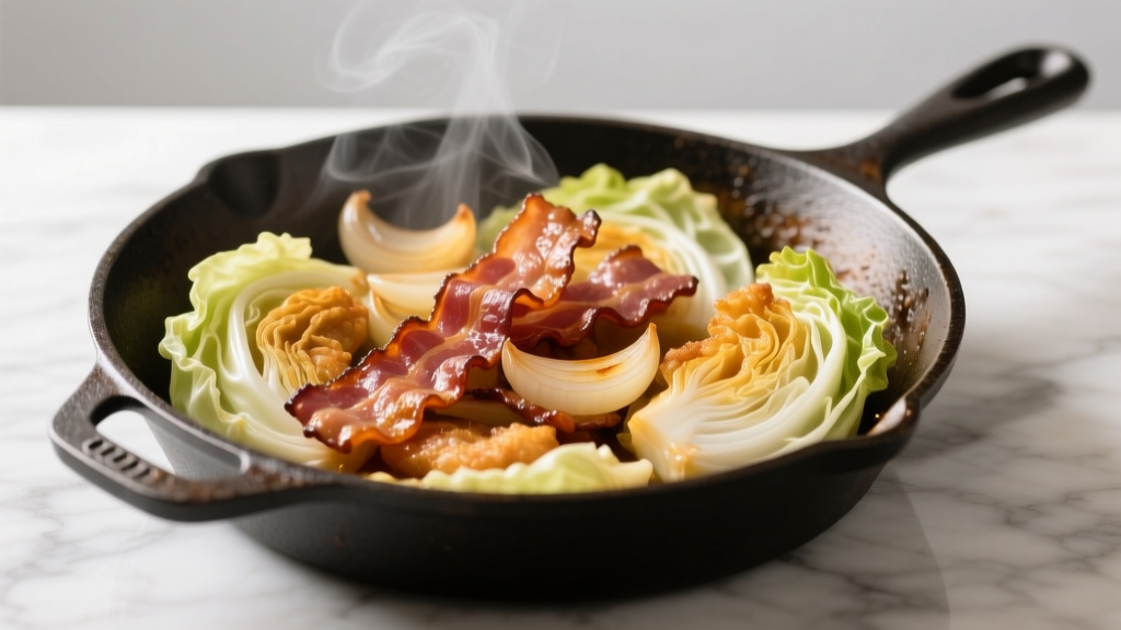 Fried Cabbage and Bacon with Onion: Simple Skillet Guide
