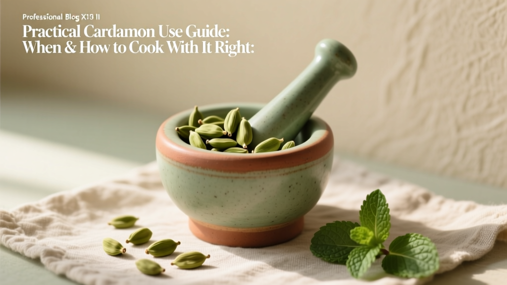 Practical Cardamom Use Guide: When & How to Cook With It Right