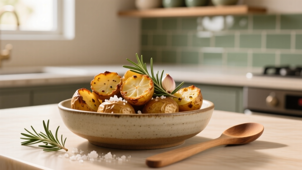 Crispy Roasted Garlic Potatoes Recipe: Simple & Perfect