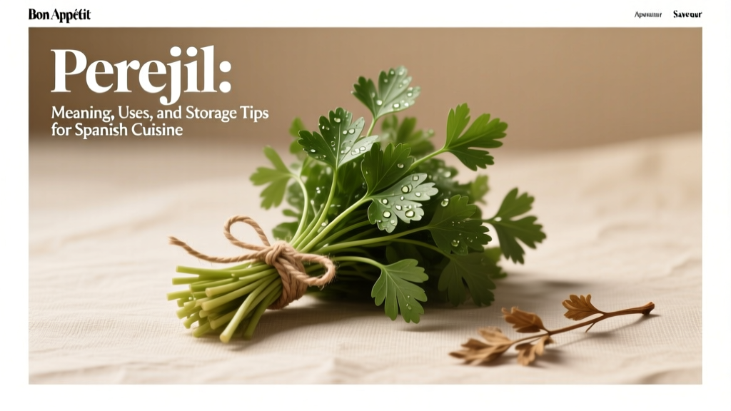 Perejil: Meaning, Uses, and Storage Tips for Spanish Cuisine