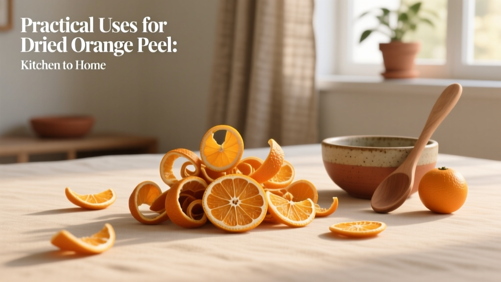 Practical Uses for Dried Orange Peel: Kitchen to Home