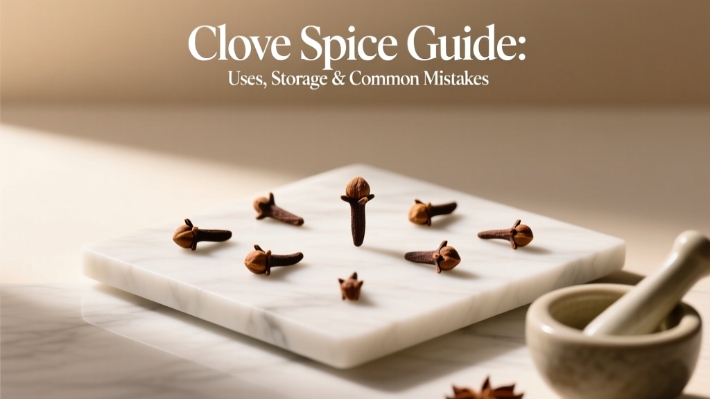 Clove Spice Guide: Uses, Storage & Common Mistakes