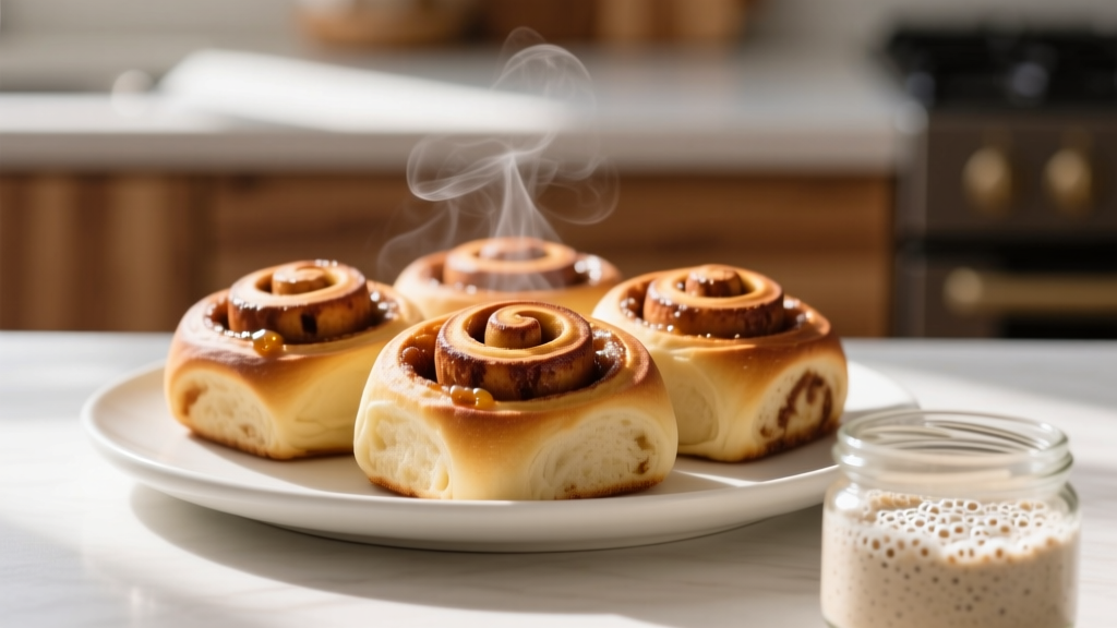 Sourdough Cinnamon Rolls: Active Starter Method (No Yeast)