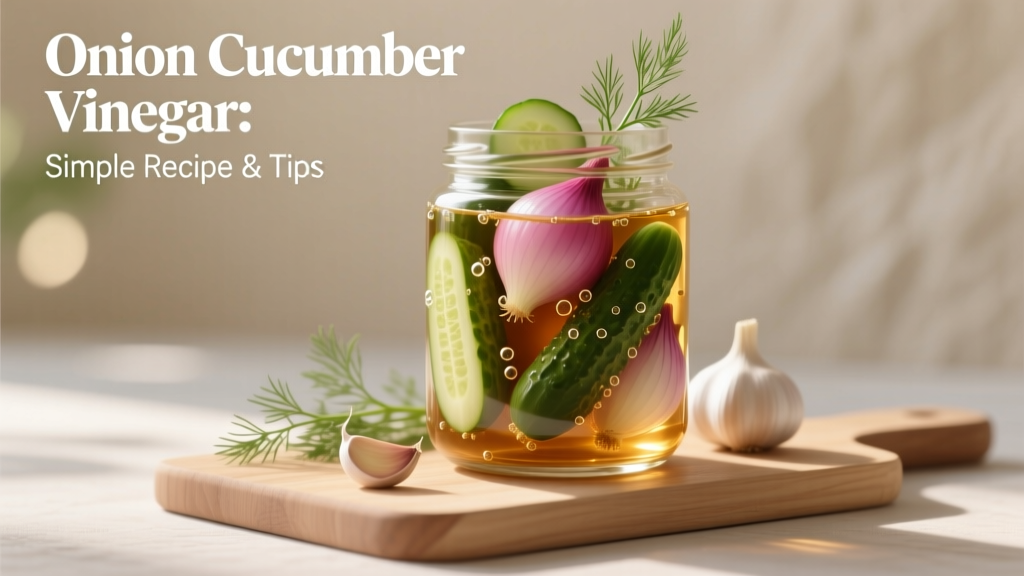 Onion Cucumber Vinegar: Simple Recipe & Tips