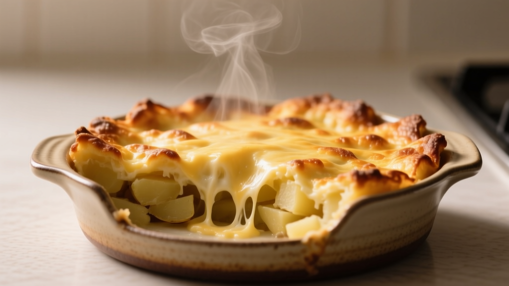Cheese Potato Casserole Recipe: Creamy Inside Crispy Top