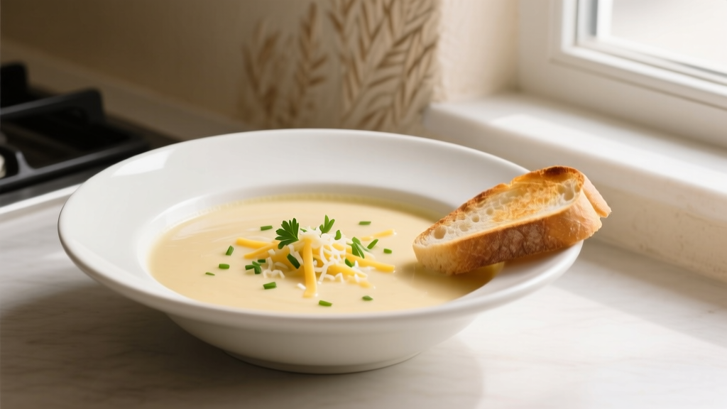 Creamy Cauliflower Cheese Soup Recipe: Simple & Healthy