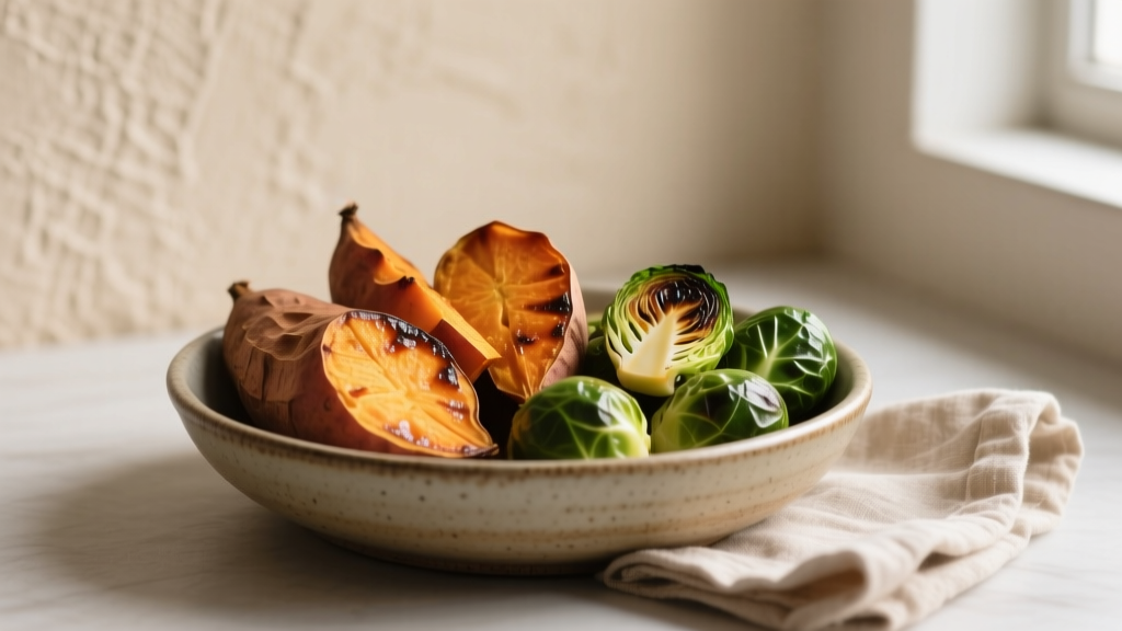 Roasted Sweet Potato & Brussels Sprouts Guide