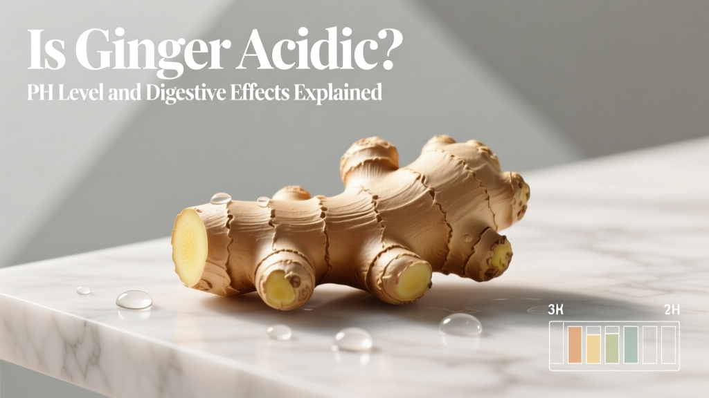 Is Ginger Acidic? pH Level and Digestive Effects Explained