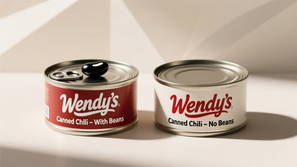 Wendy's Canned Chili: Beans vs No-Beans Facts