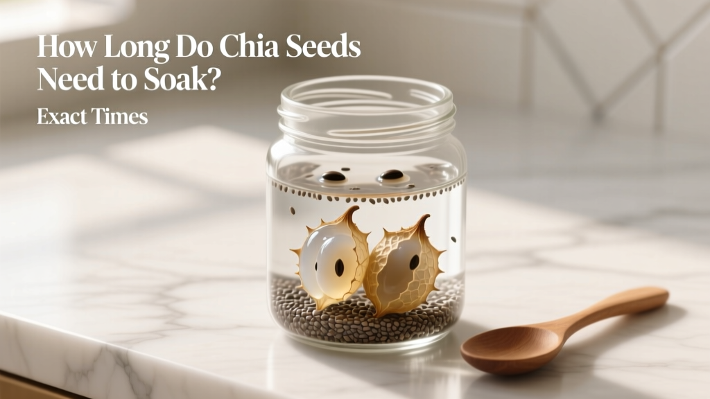 How Long Do Chia Seeds Need to Soak? Exact Times
