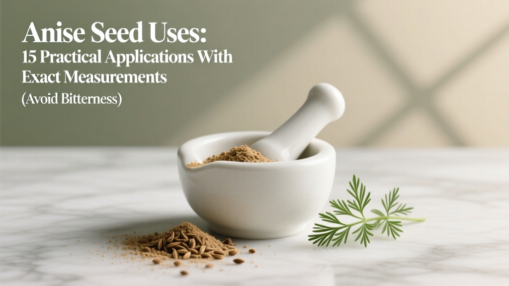 Anise Seed Uses: 15 Practical Applications With Exact Measurements (Avoid Bitterness)