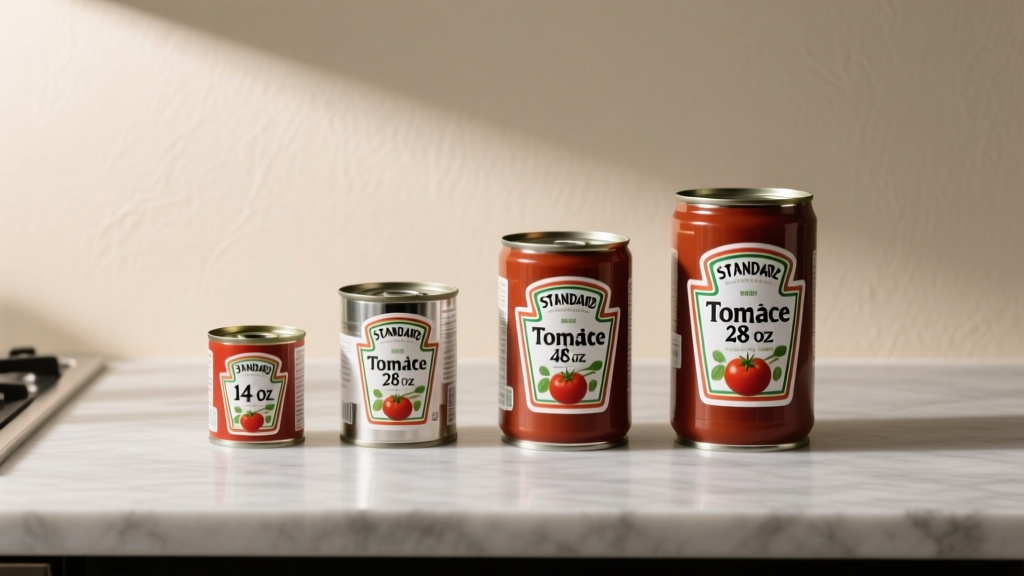Standard Tomato Sauce Can Sizes: Complete Guide