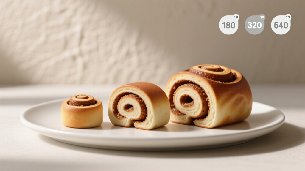 Cinnamon Roll Calories: Exact Counts by Size & Type