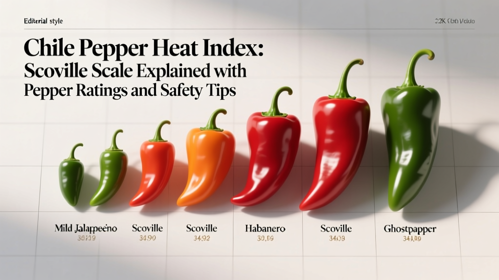 Chile Pepper Heat Index: Scoville Scale Explained with Pepper Ratings and Safety Tips